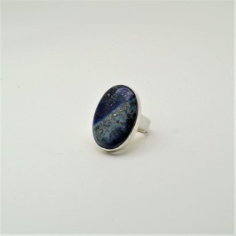 artichic ring met lapis lazuli